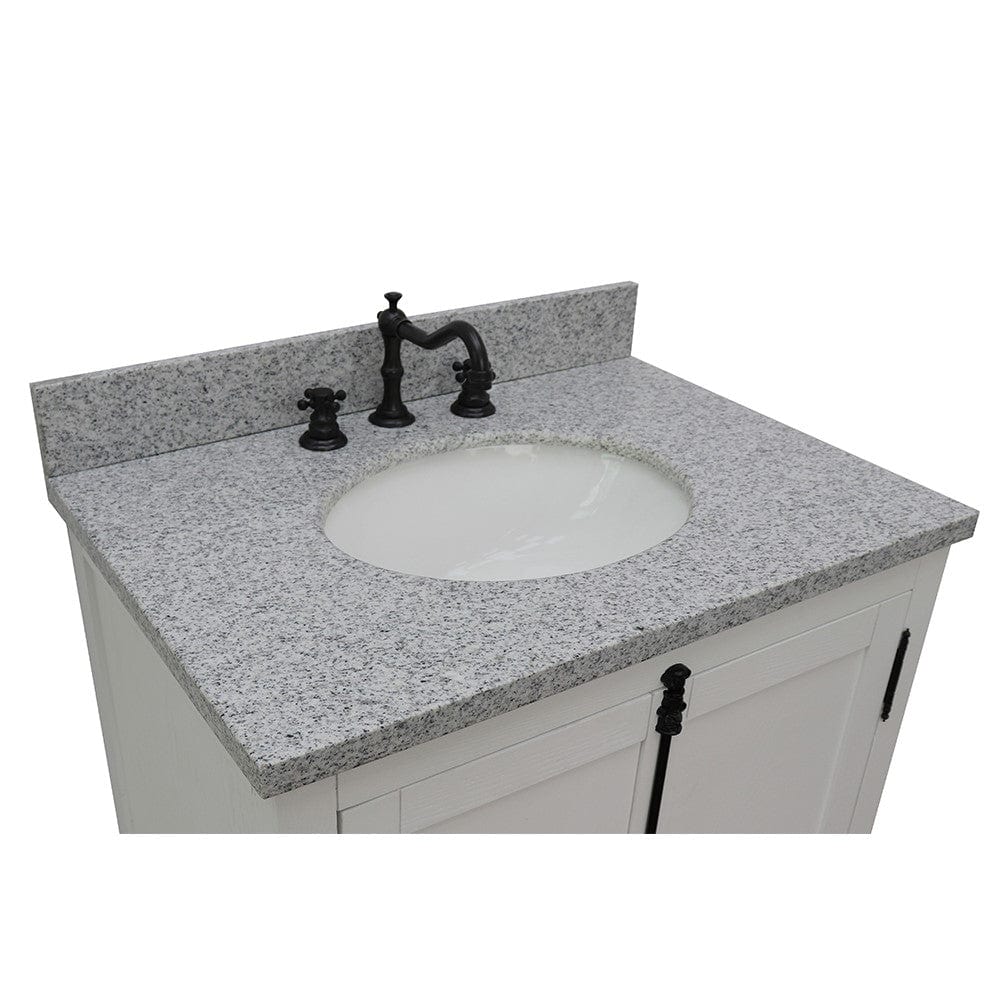 Bellaterra 31" Single Vanity in Glacier Ash Finish