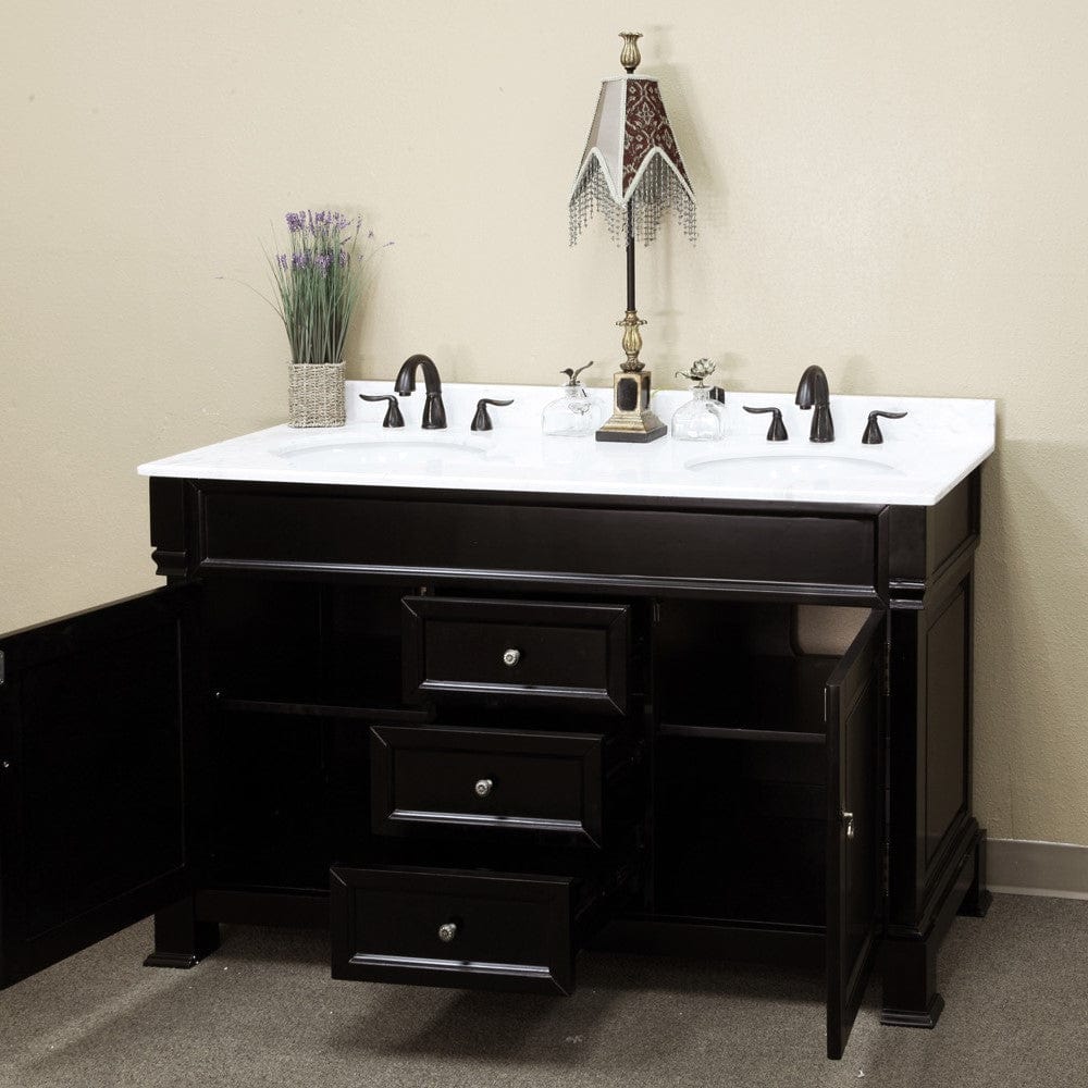 Bellaterra 60 in Single Sink Vanity Wood