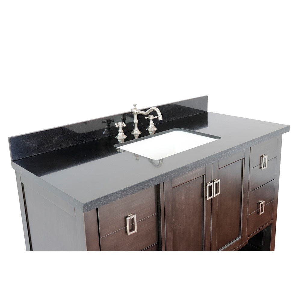 Bellaterra 49" Single Vanity in Silvery Brown Finish