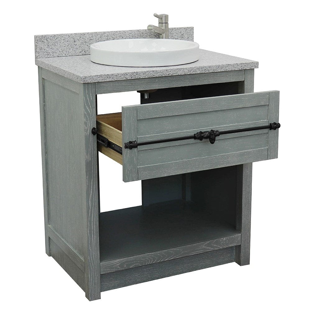 Bellaterra 31" Single Vanity in Gray Ash Finish