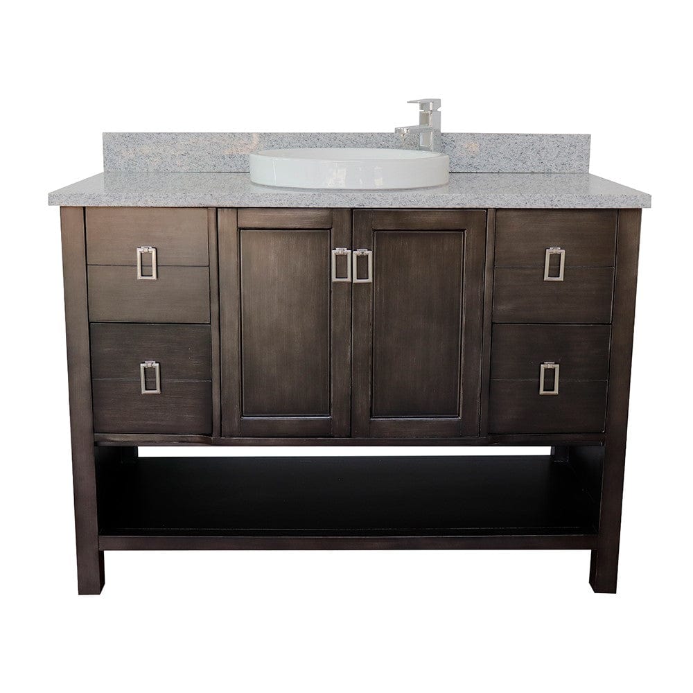 Bellaterra 49" Single Vanity in Silvery Brown Finish