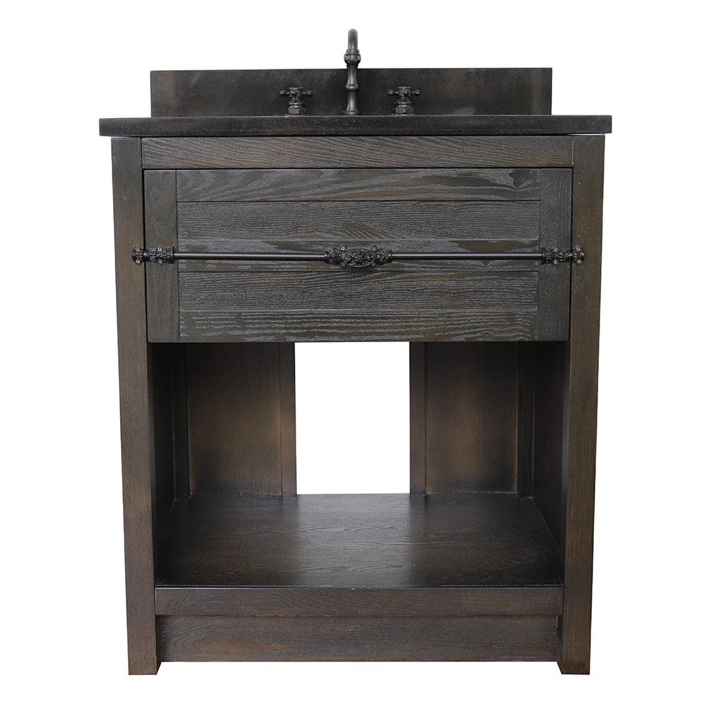 Bellaterra 31" Single Vanity in Brown Ash Finish