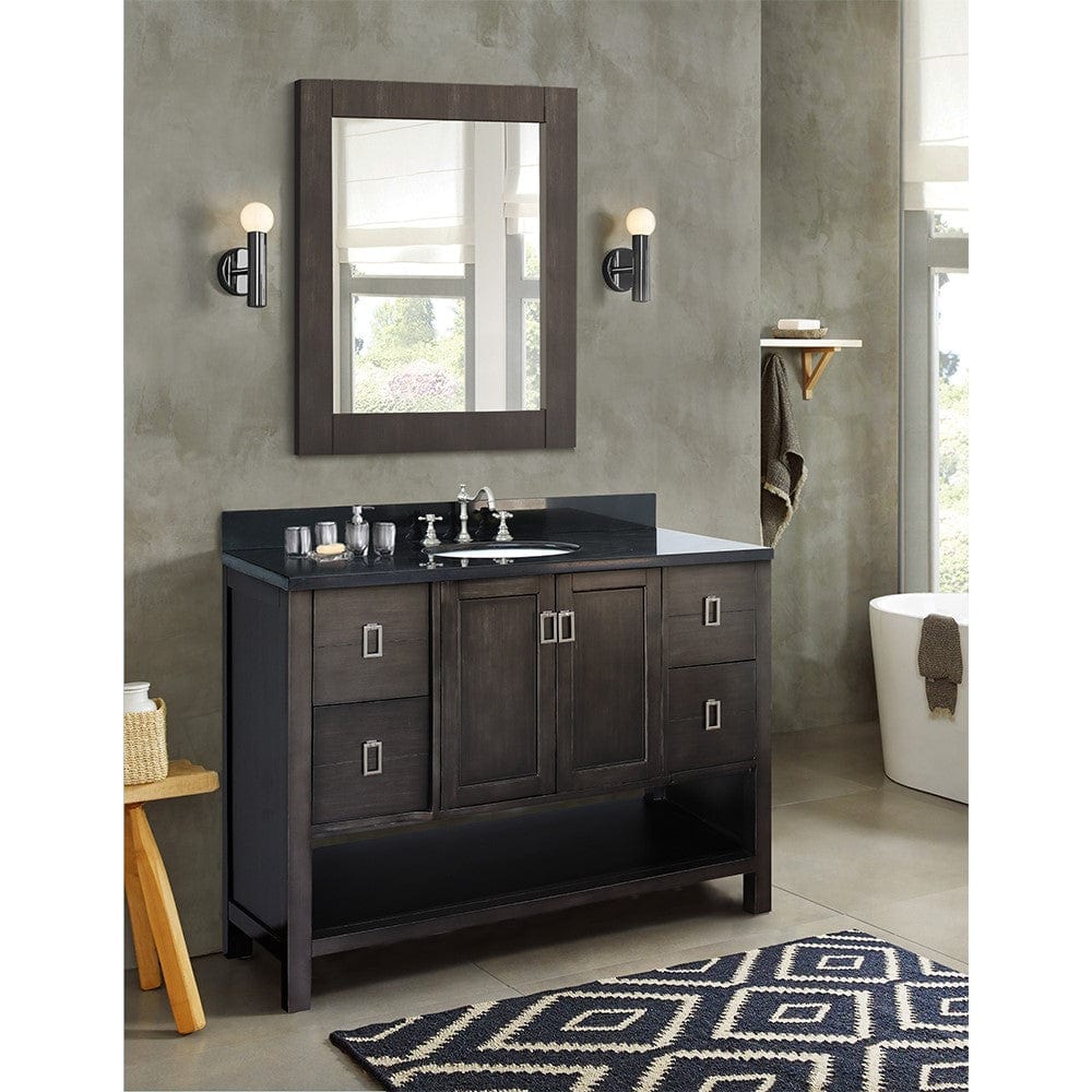 Bellaterra 49" Single Vanity in Silvery Brown Finish