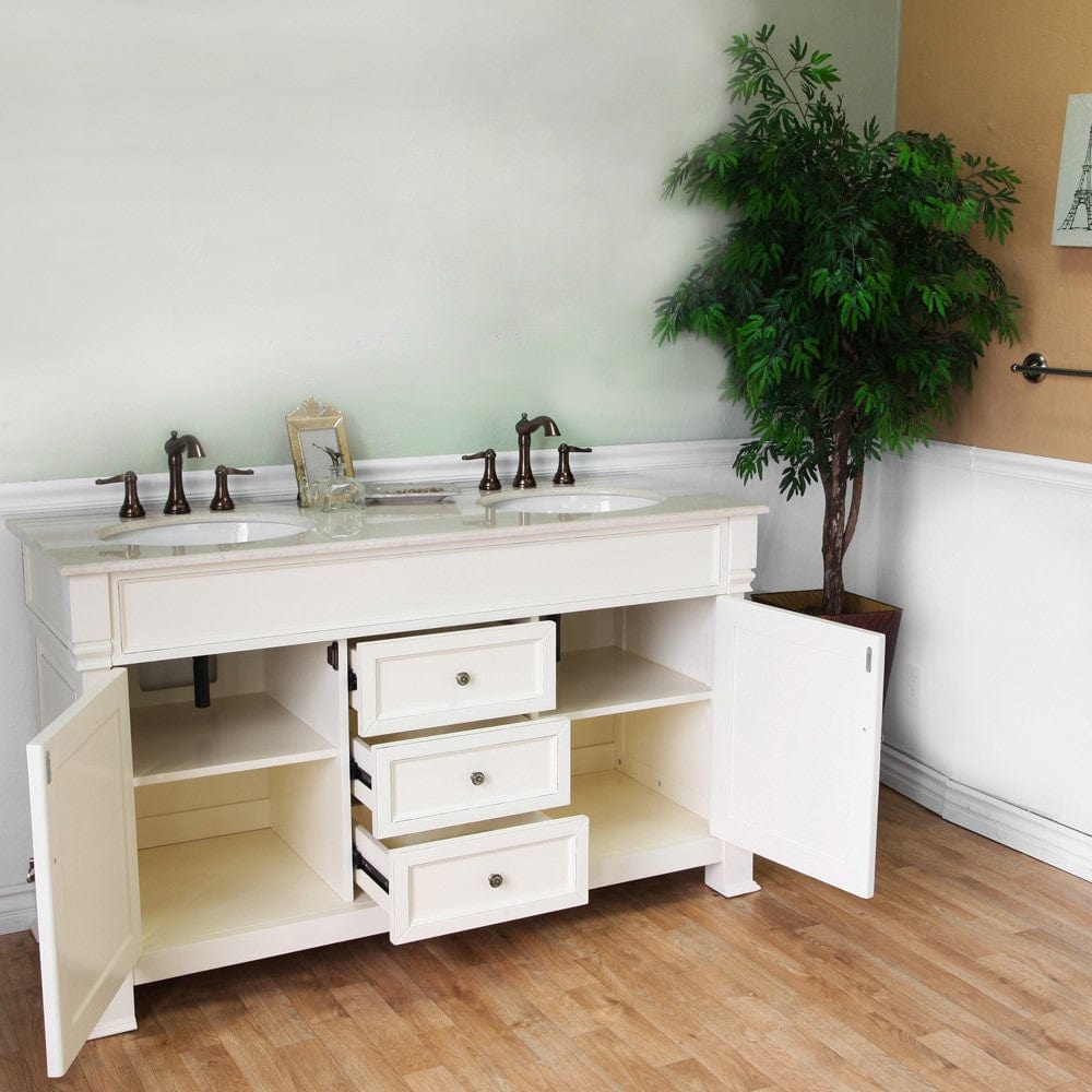 Bellaterra 60 in Single Sink Vanity Wood