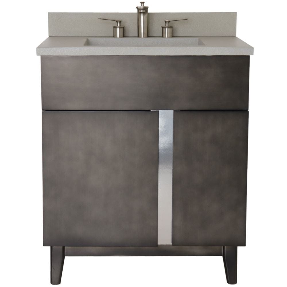 Bellaterra 31" Single Vanity in Silvery Brown Finish