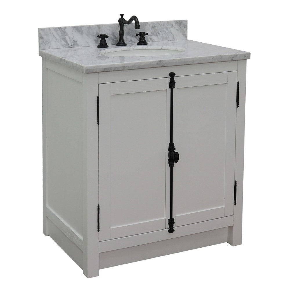 Bellaterra 31" Single Vanity in Glacier Ash Finish