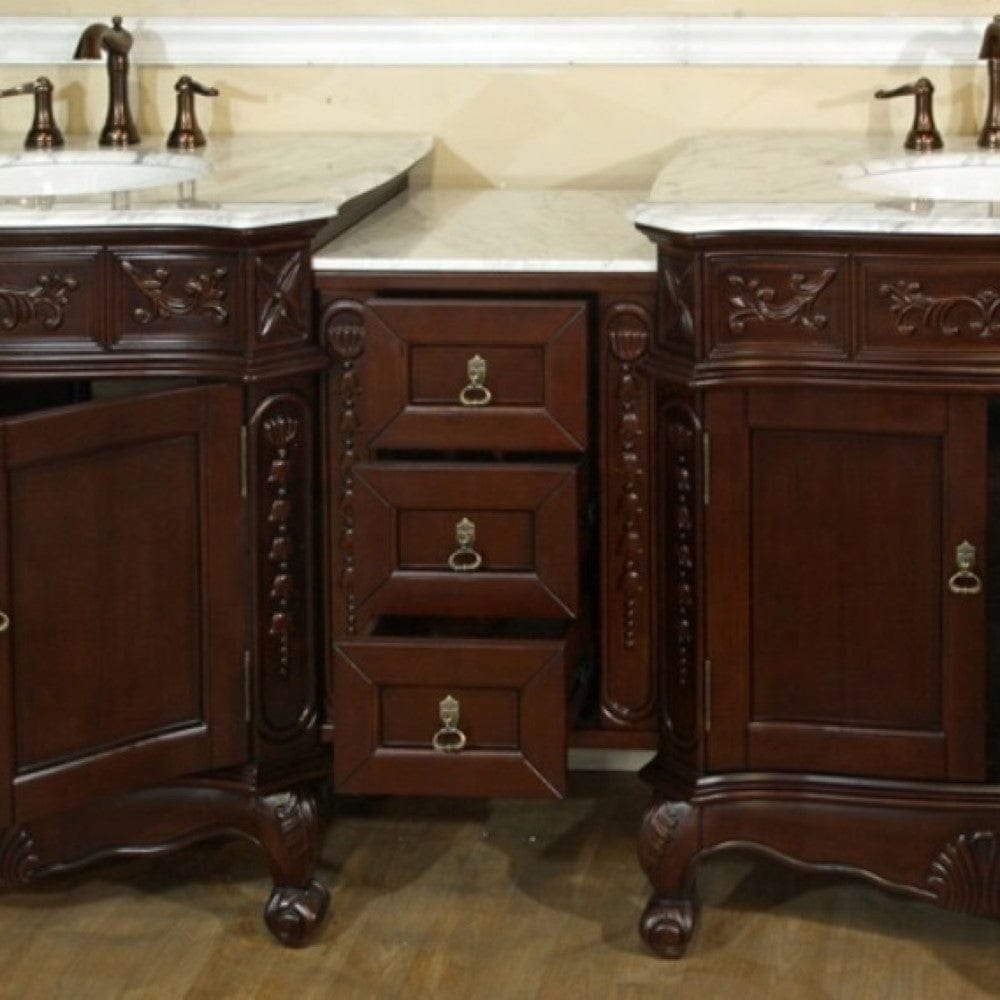 Bellaterra 82.7 in. Double Sink Vanity