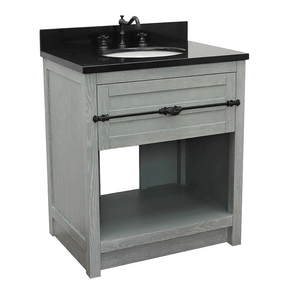 Bellaterra 31" Single Vanity in Gray Ash Finish