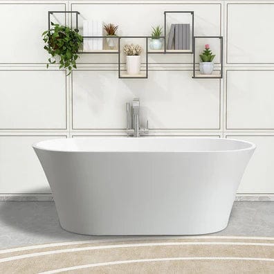 Vanity Art 63" x 29.5" Freestanding Acrylic Bathtub VA6809