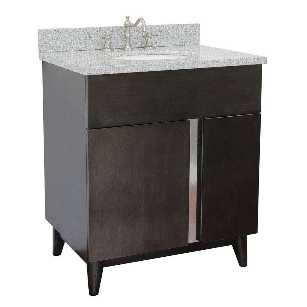 Bellaterra 31" Single Vanity in Silvery Brown Finish