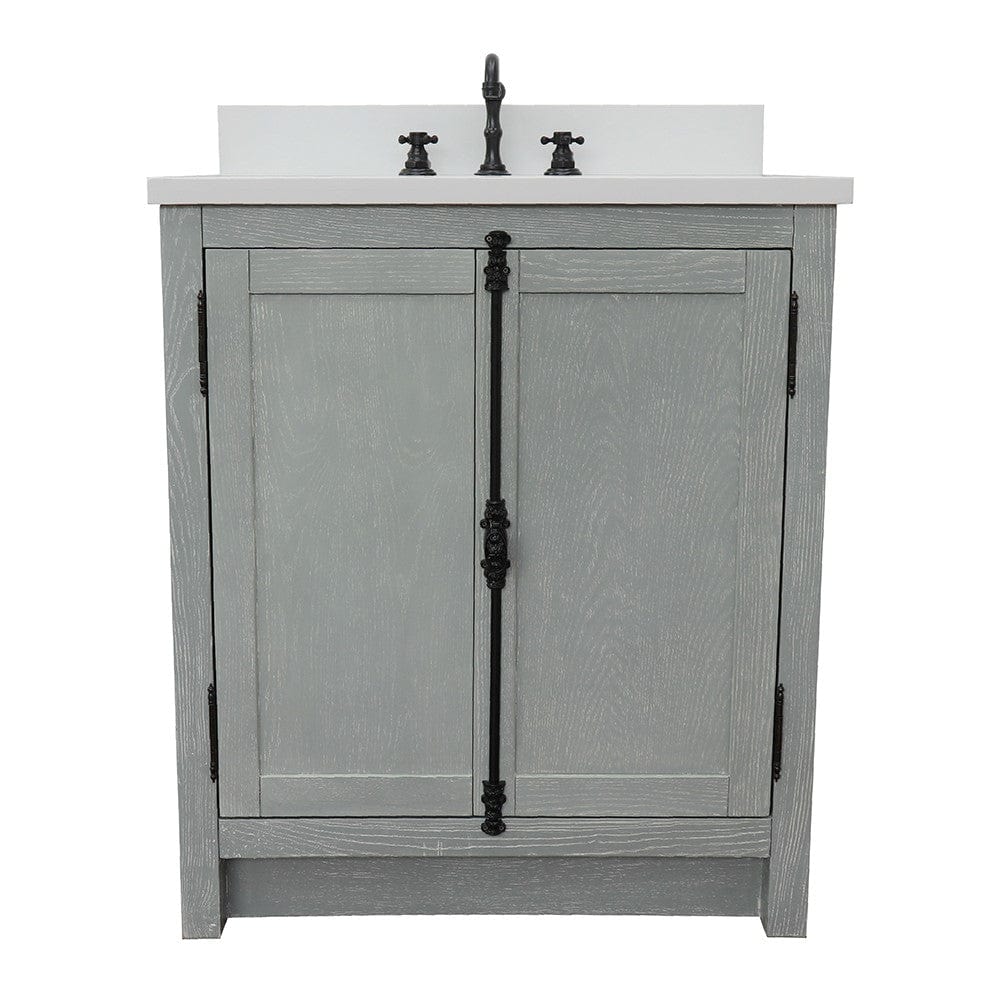 Bellaterra 31" Single Vanity in Gray Ash Finish