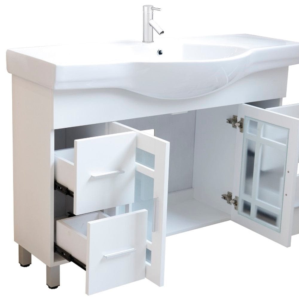 Bellaterra 48 in Single Sink Vanity Wood