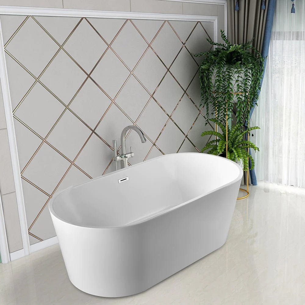 Vanity Art 67" or 59" Freestanding Acrylic Bathtub