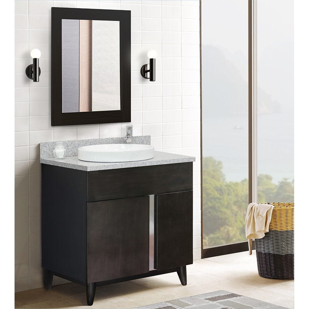 Bellaterra 31" Single Vanity in Silvery Brown Finish