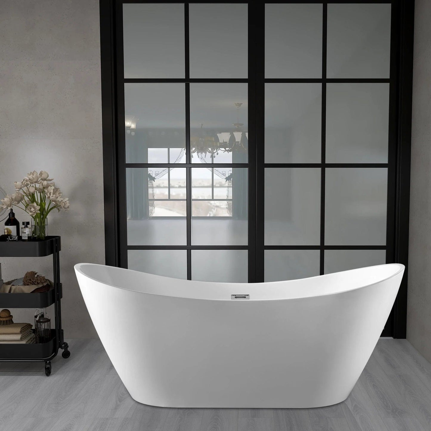 Vanity Art 71" X 29" Freestanding Acrylic Bathtub VA6903