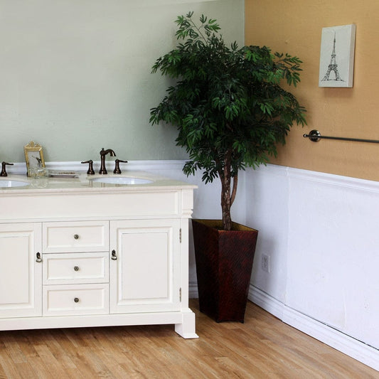 Bellaterra 60 in Single Sink Vanity Wood