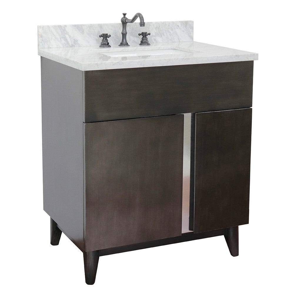 Bellaterra 31" Single Vanity in Silvery Brown Finish