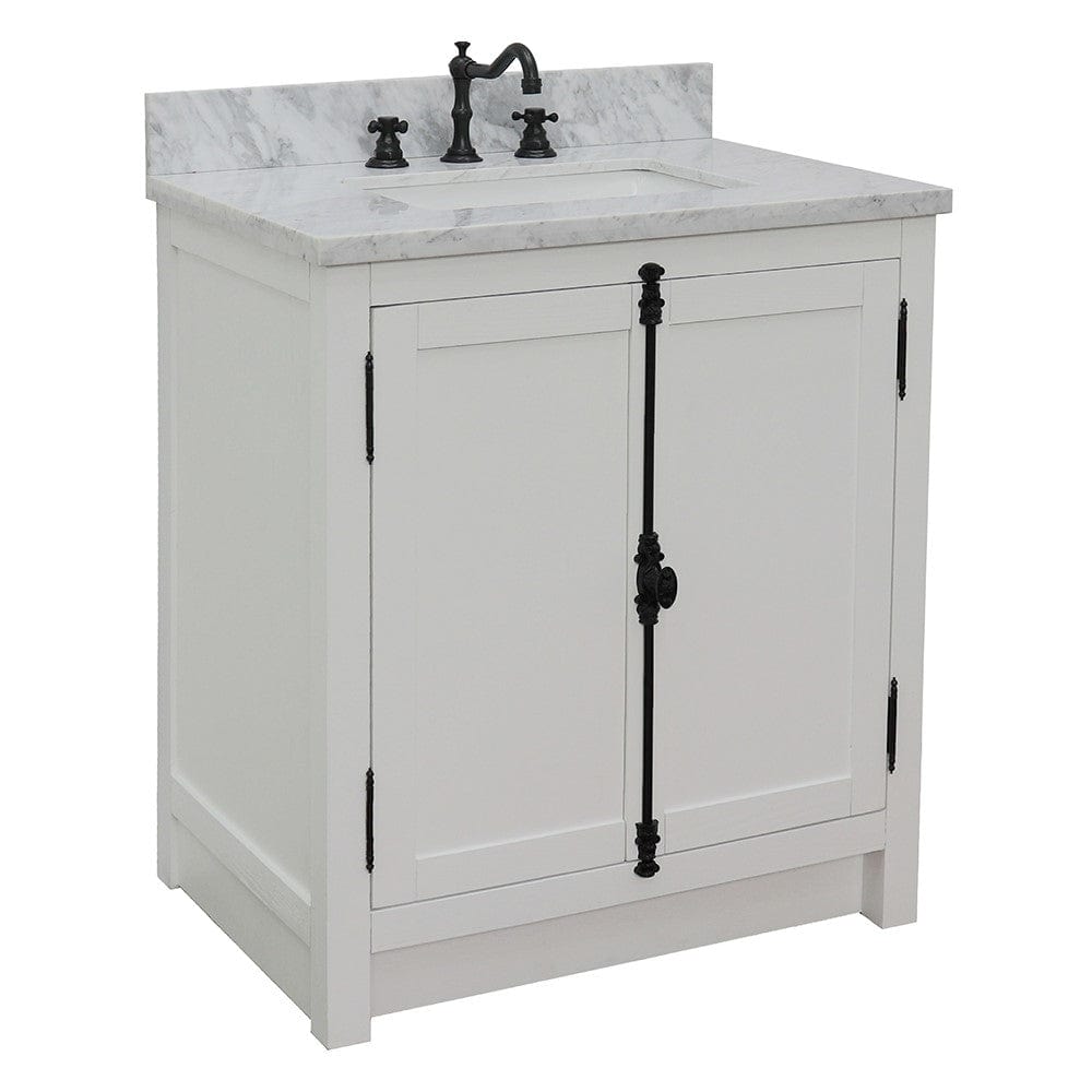 Bellaterra 31" Single Vanity in Glacier Ash Finish