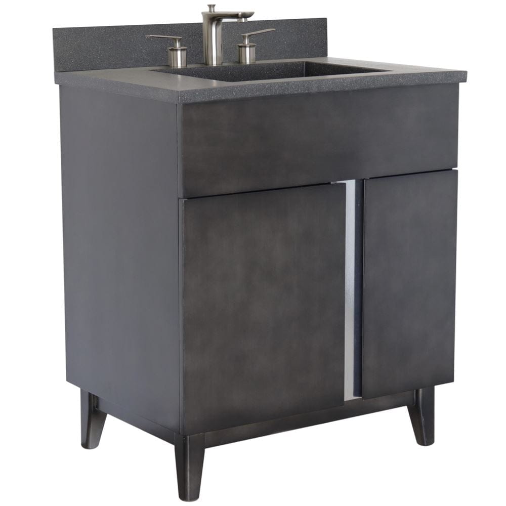 Bellaterra 31" Single Vanity in Silvery Brown Finish