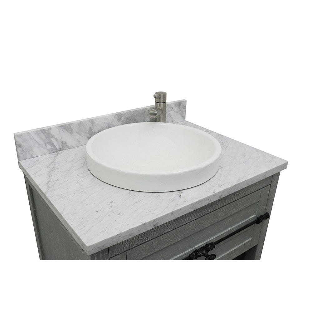 Bellaterra 31" Single Vanity in Gray Ash Finish