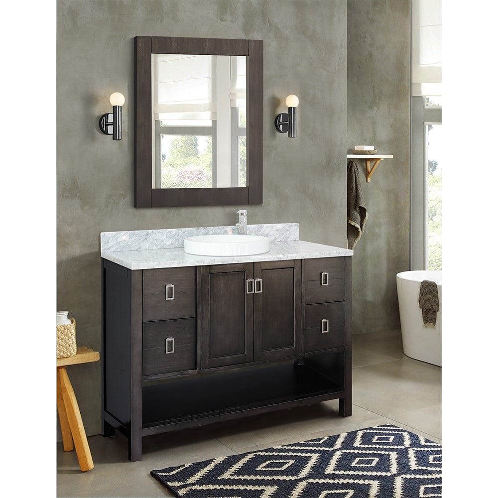 Bellaterra 49" Single Vanity in Silvery Brown Finish