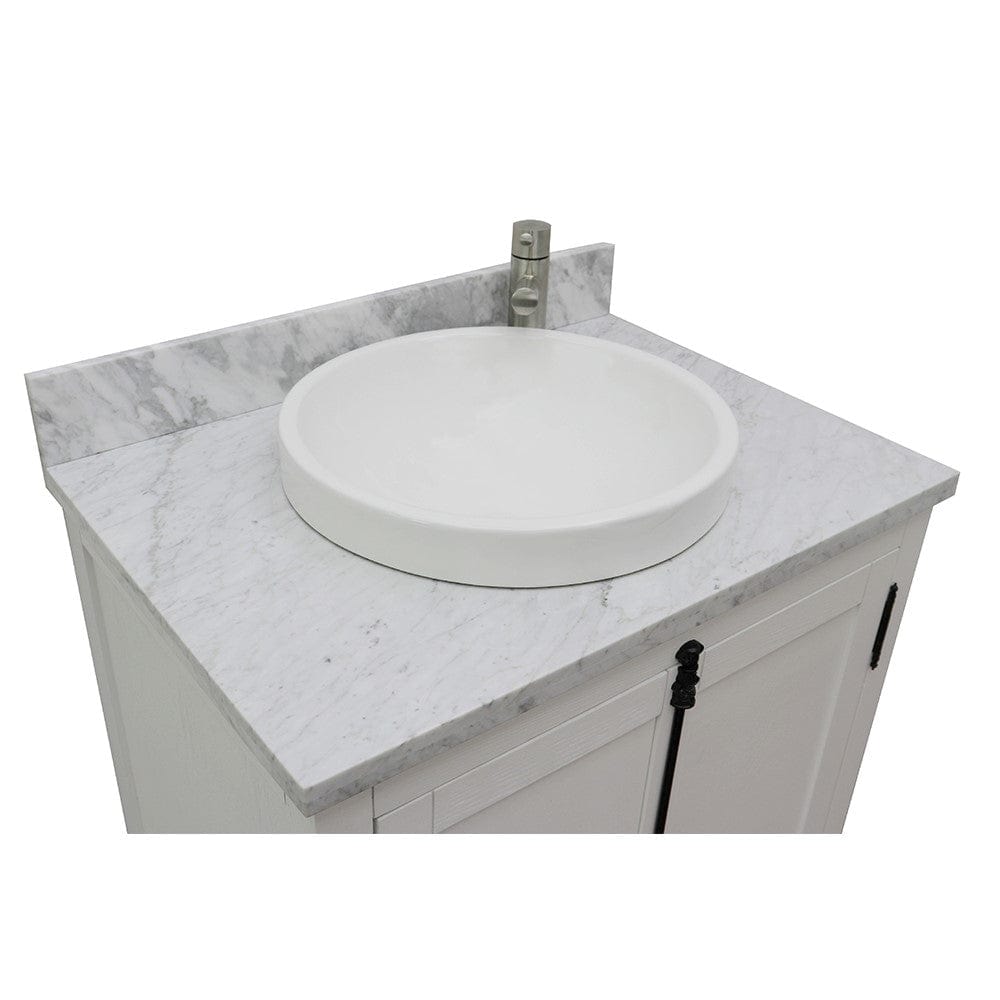 Bellaterra 31" Single Vanity in Glacier Ash Finish