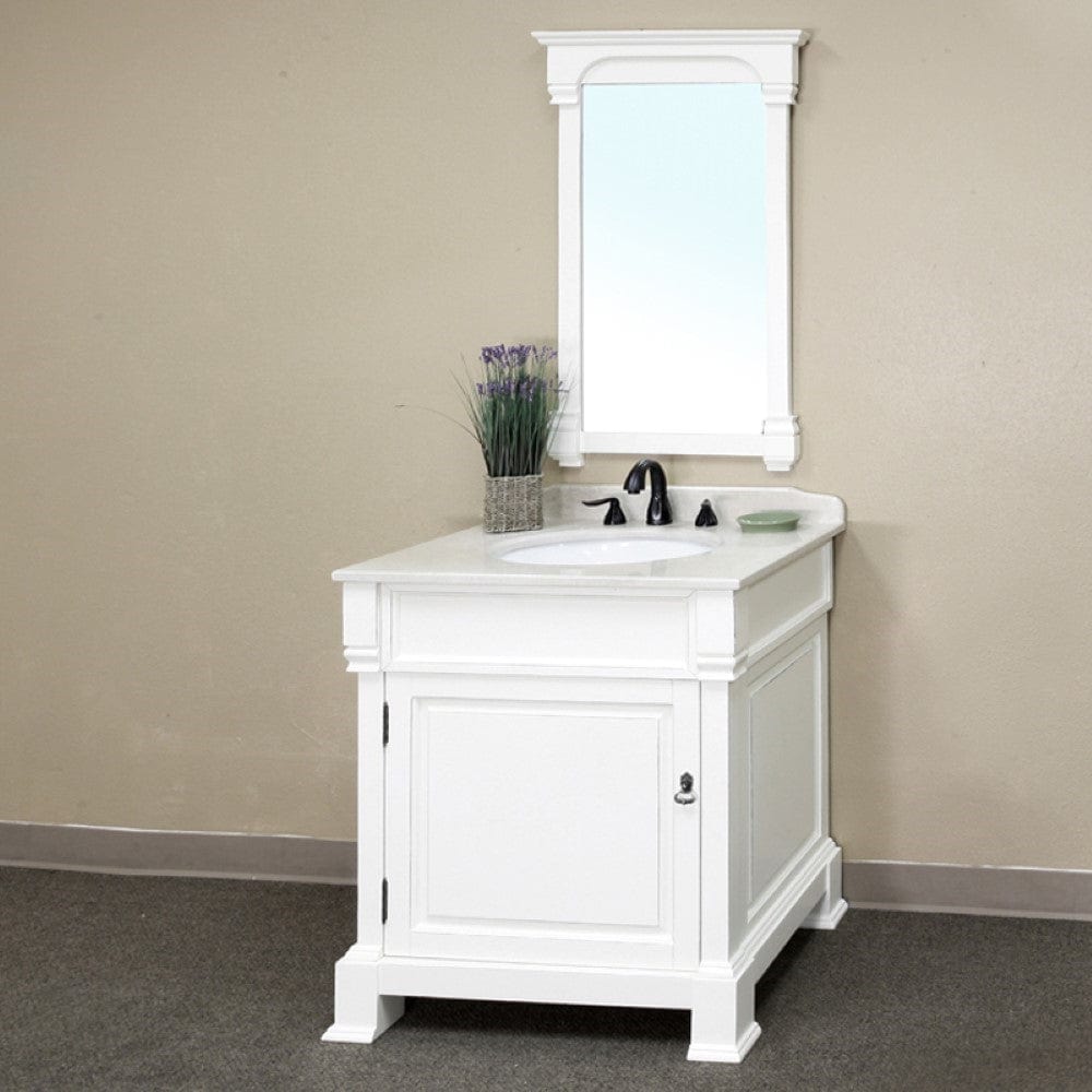 Bellaterra 30 in Single Sink Vanity Wood