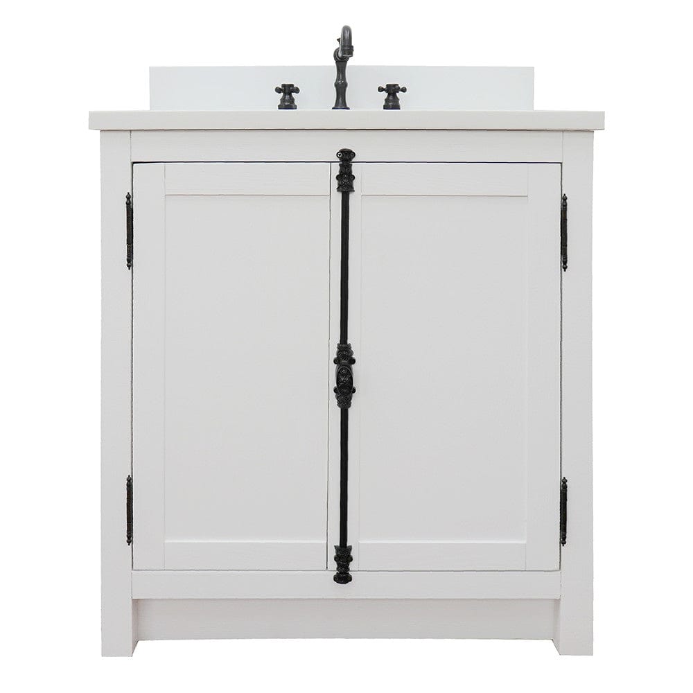 Bellaterra 31" Single Vanity in Glacier Ash Finish