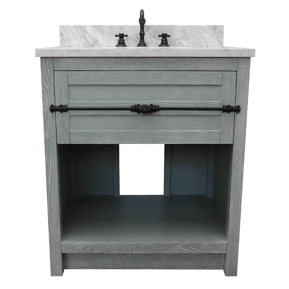 Bellaterra 31" Single Vanity in Gray Ash Finish