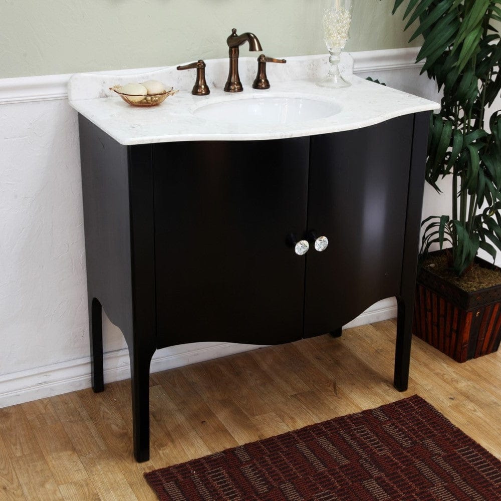 Bellaterra 36.6 in Single Sink Vanity