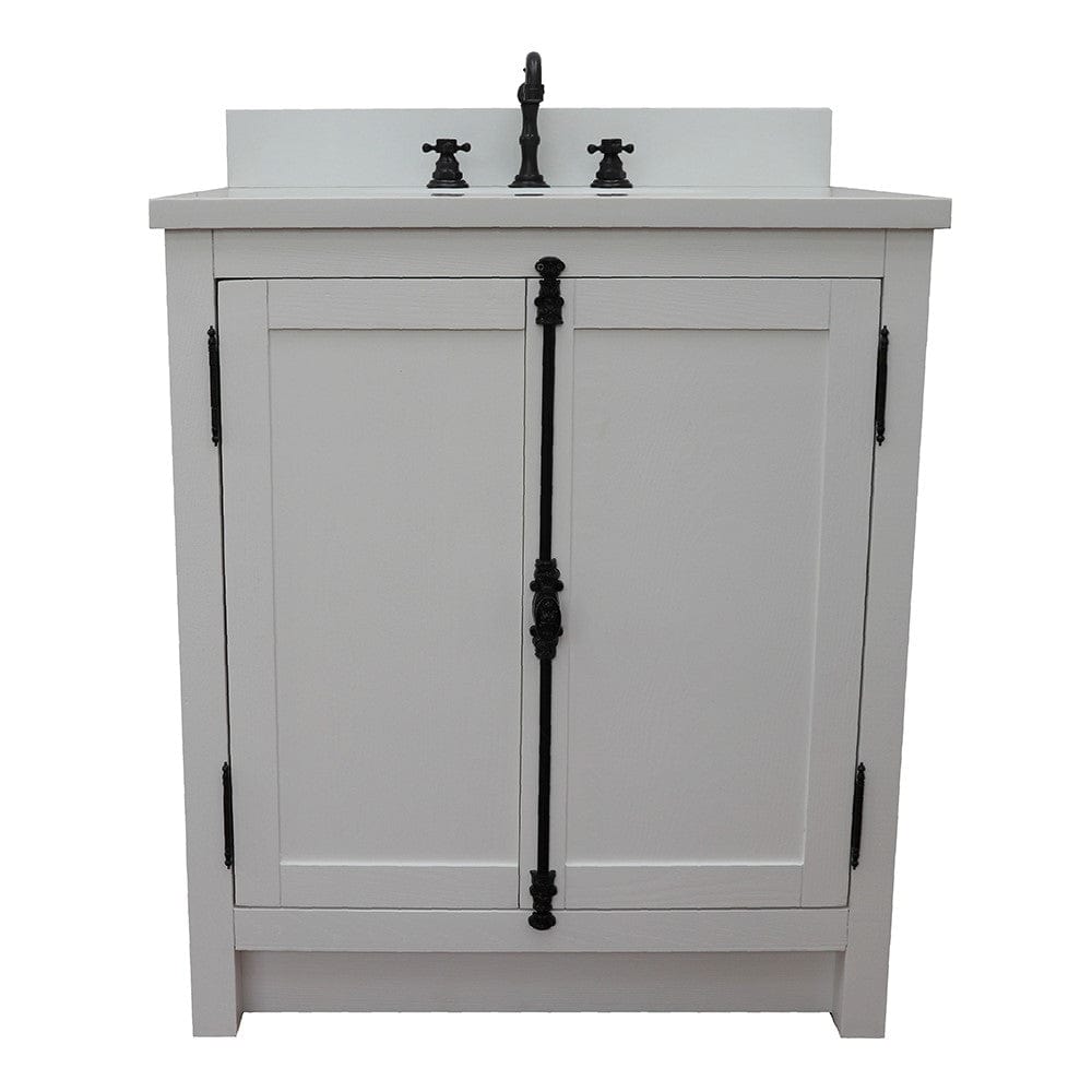 Bellaterra 31" Single Vanity in Glacier Ash Finish