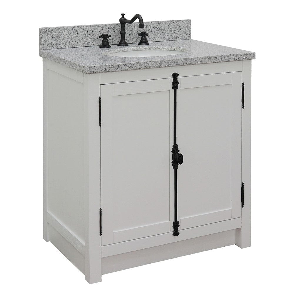 Bellaterra 31" Single Vanity in Glacier Ash Finish