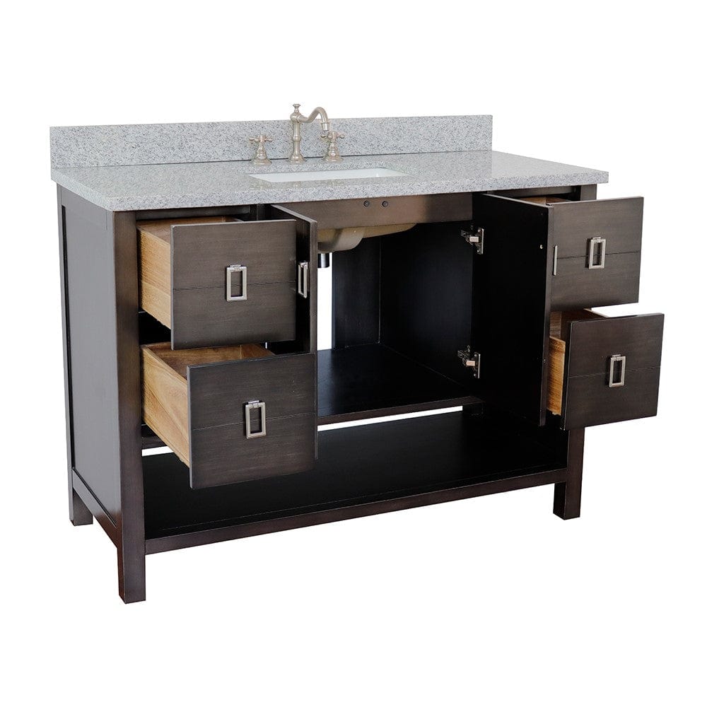 Bellaterra 49" Single Vanity in Silvery Brown Finish