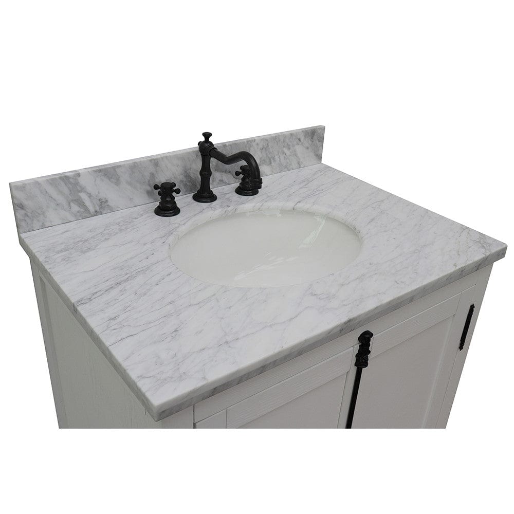 Bellaterra 31" Single Vanity in Glacier Ash Finish