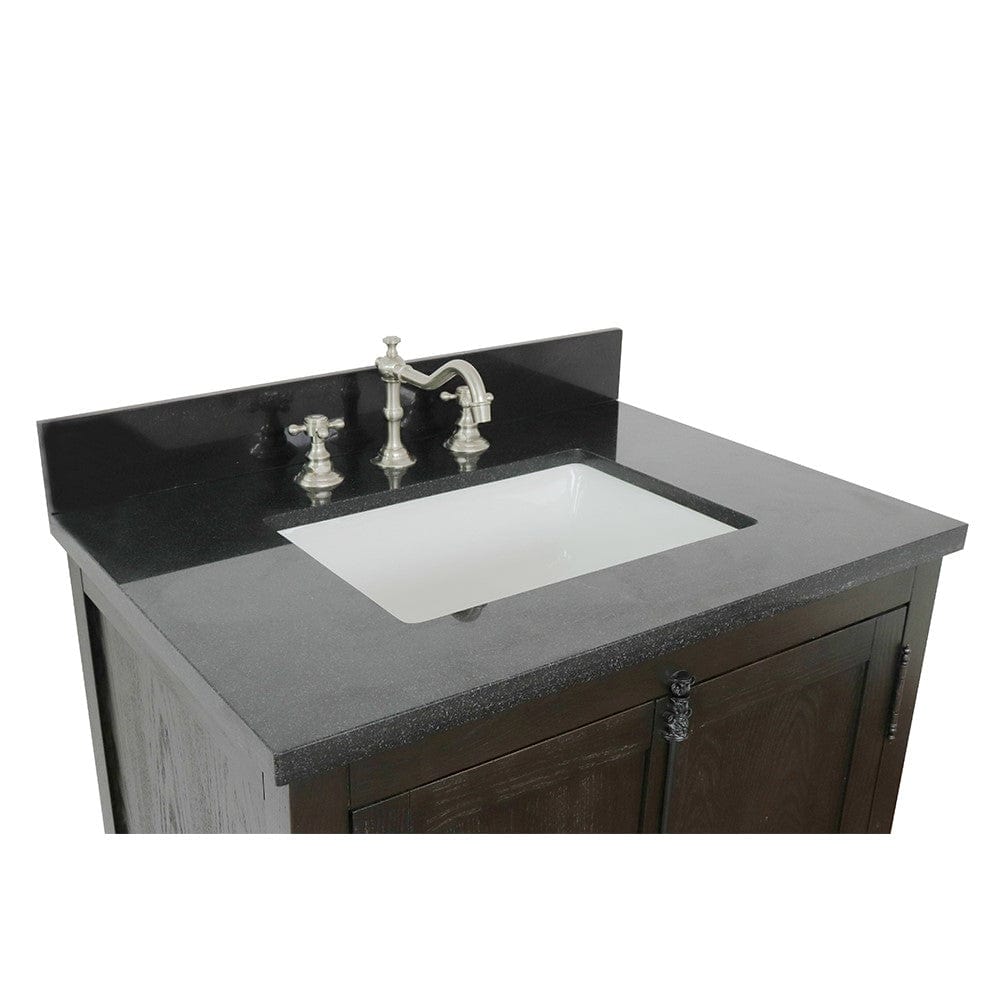 Bellaterra 31" Single Vanity in Brown Ash Finish