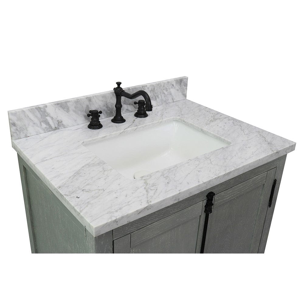 Bellaterra 31" Single Vanity in Gray Ash Finish