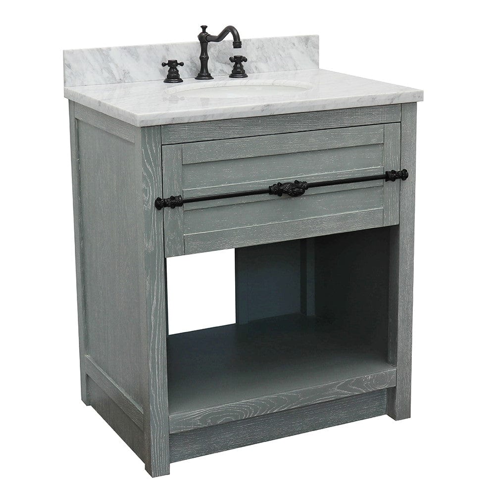 Bellaterra 31" Single Vanity in Gray Ash Finish