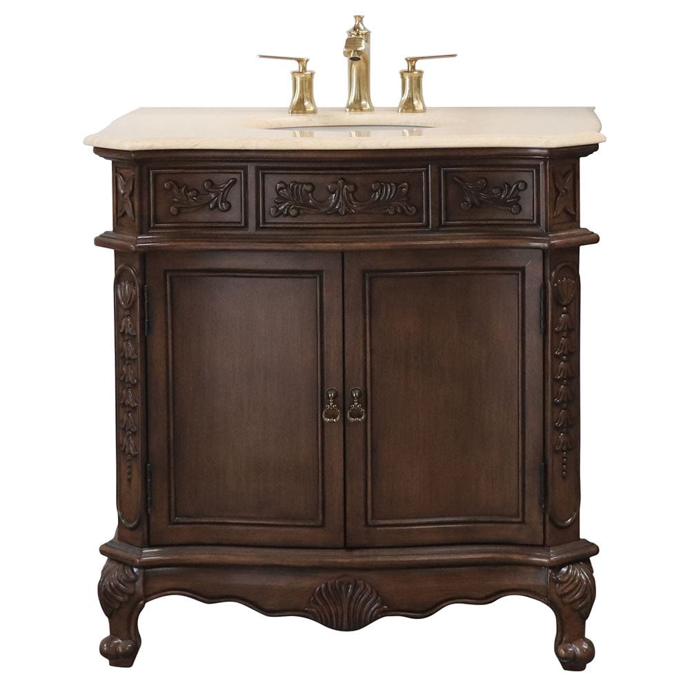 Bellaterra 34.6 in. Single Sink Vanity