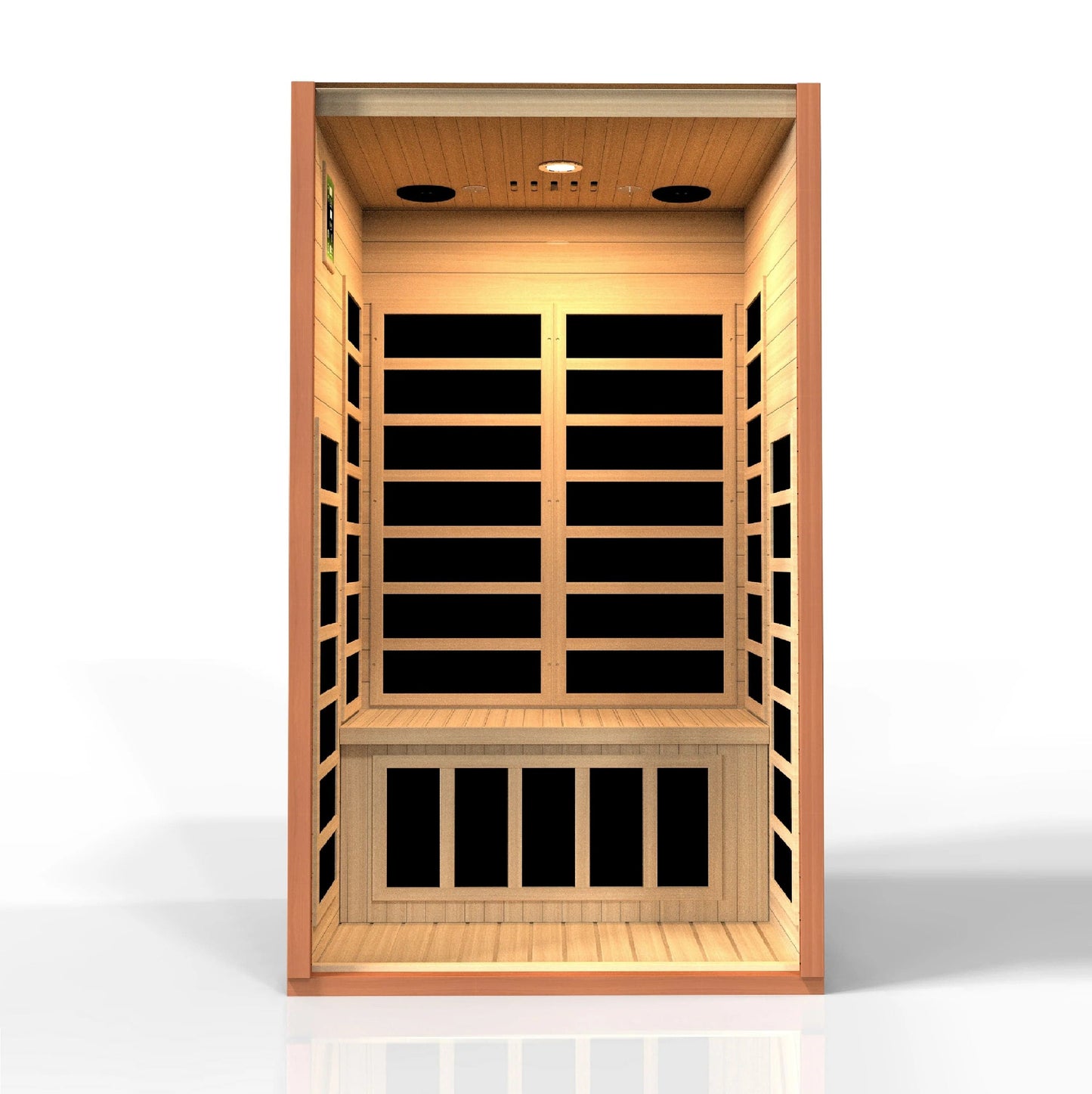 Golden Designs Dynamic Avila 1-2-person FAR Infrared Sauna (Canadian Hemlock)