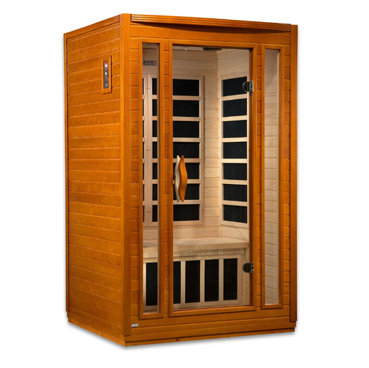 Golden Designs Dynamic San Marino 2-person FAR Infrared Sauna (Canadian Hemlock)