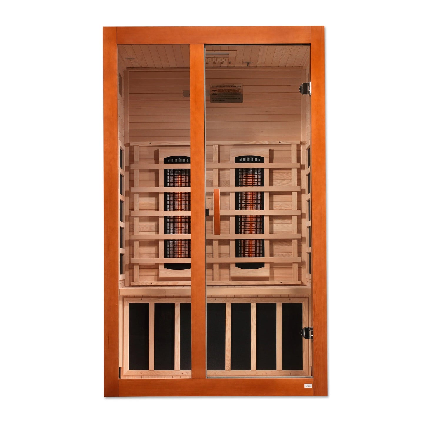 Golden Designs Dynamic Santiago 2-Person Full Spectrum Near Zero EMF (Under 2MG) FAR Infrared Sauna (Canadian Hemlock) DYN-6209-03 FS
