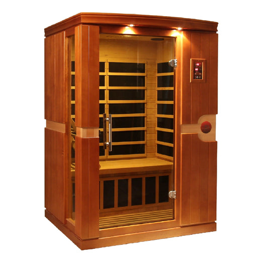 Golden Designs Dynamic Venice 2-person FAR Infrared Sauna (Canadian Hemlock)