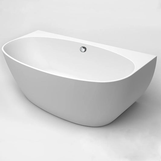 Eviva Jasmine 60 inch Freestanding White Acrylic Bathtub