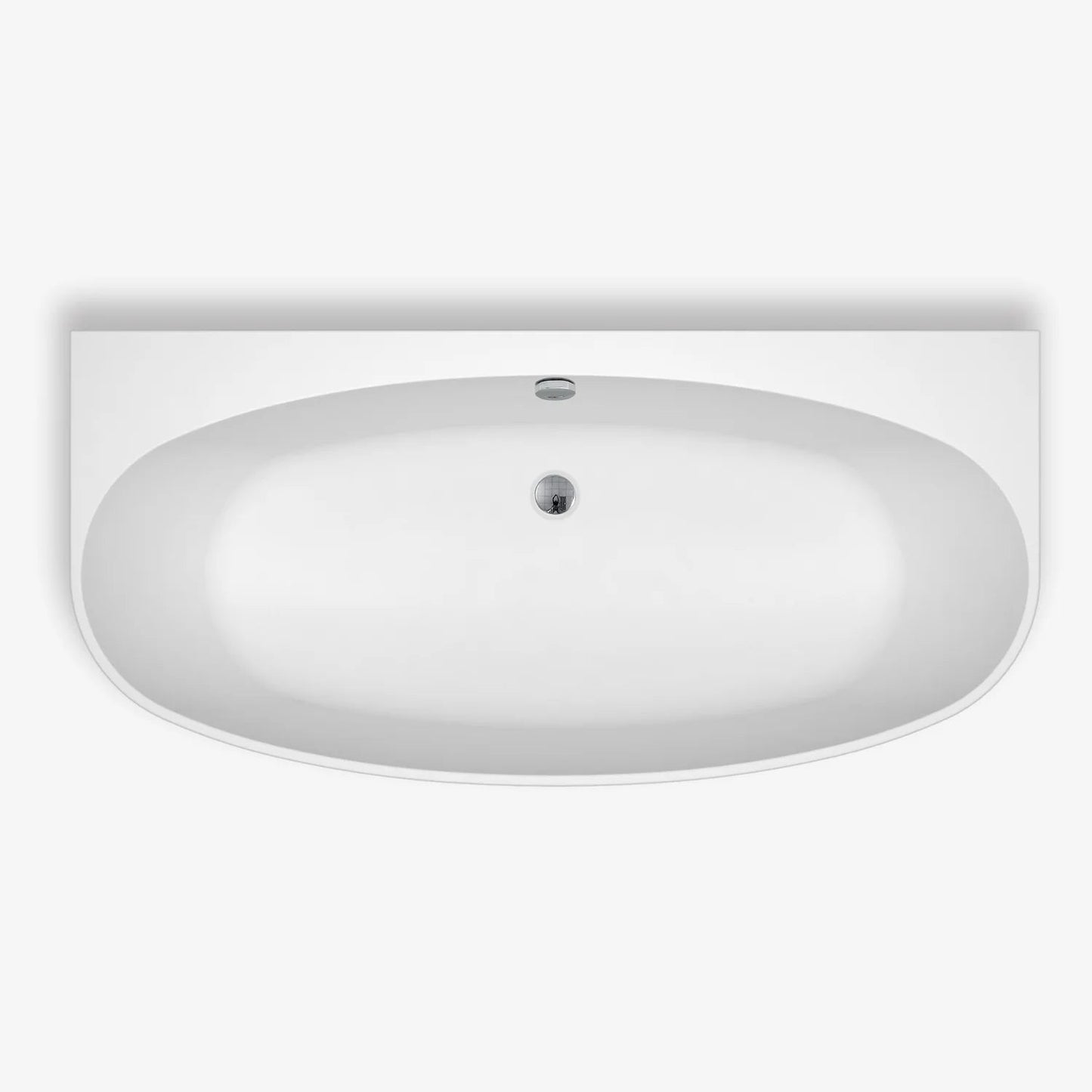 Eviva Jasmine 60 inch Freestanding White Acrylic Bathtub