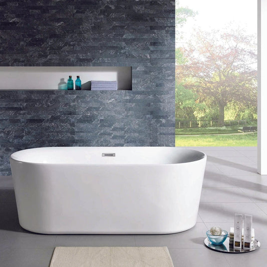 Eviva Tiffany Free Standing Acrylic Bathtub