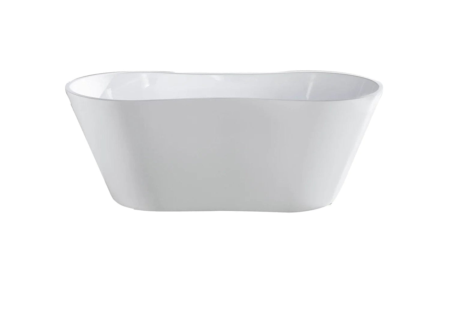 Eviva Smile Free Standing 67 inch Acrylic Bathtub