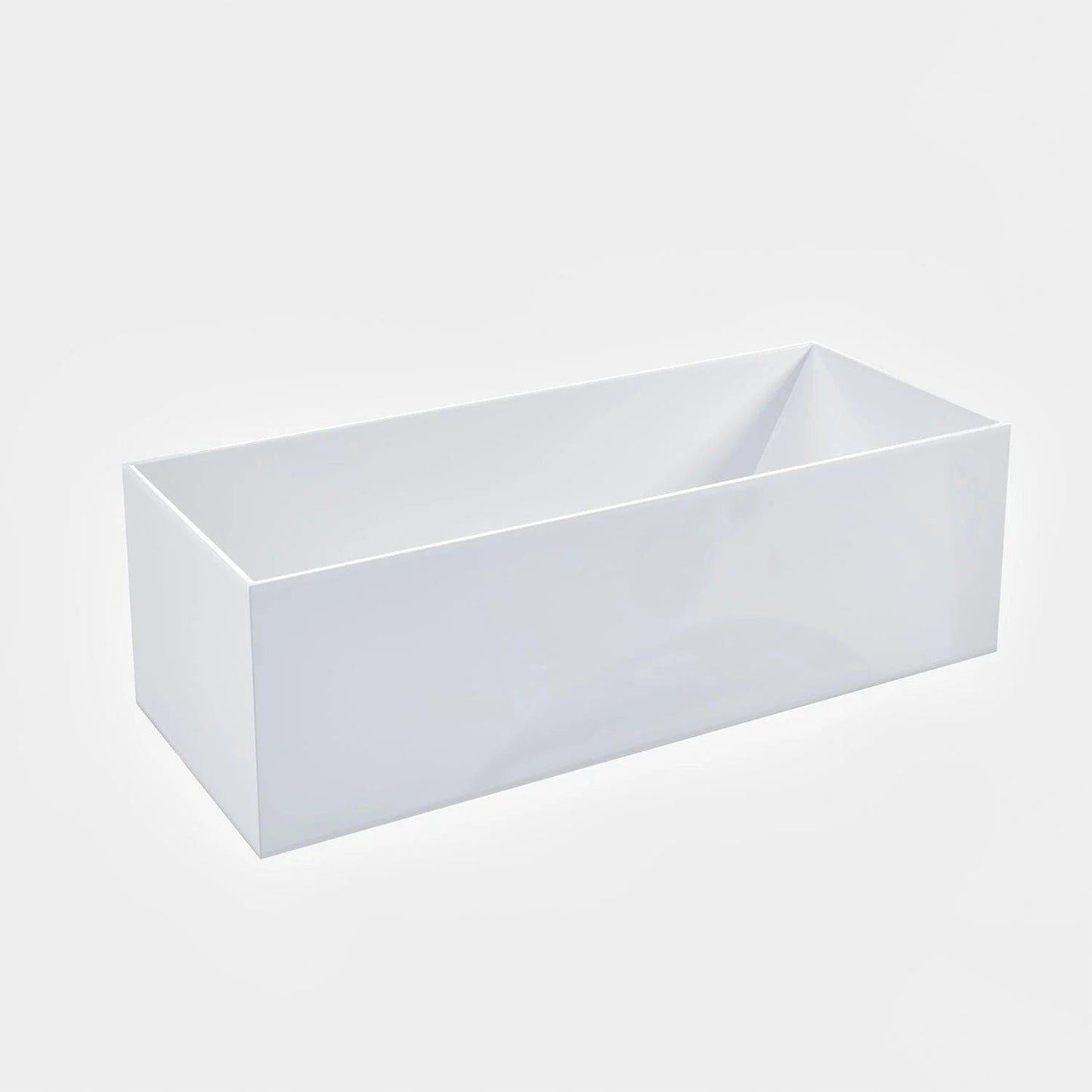 EVIVA Tebas 55 Inch Acrylic Freestanding Bathtub