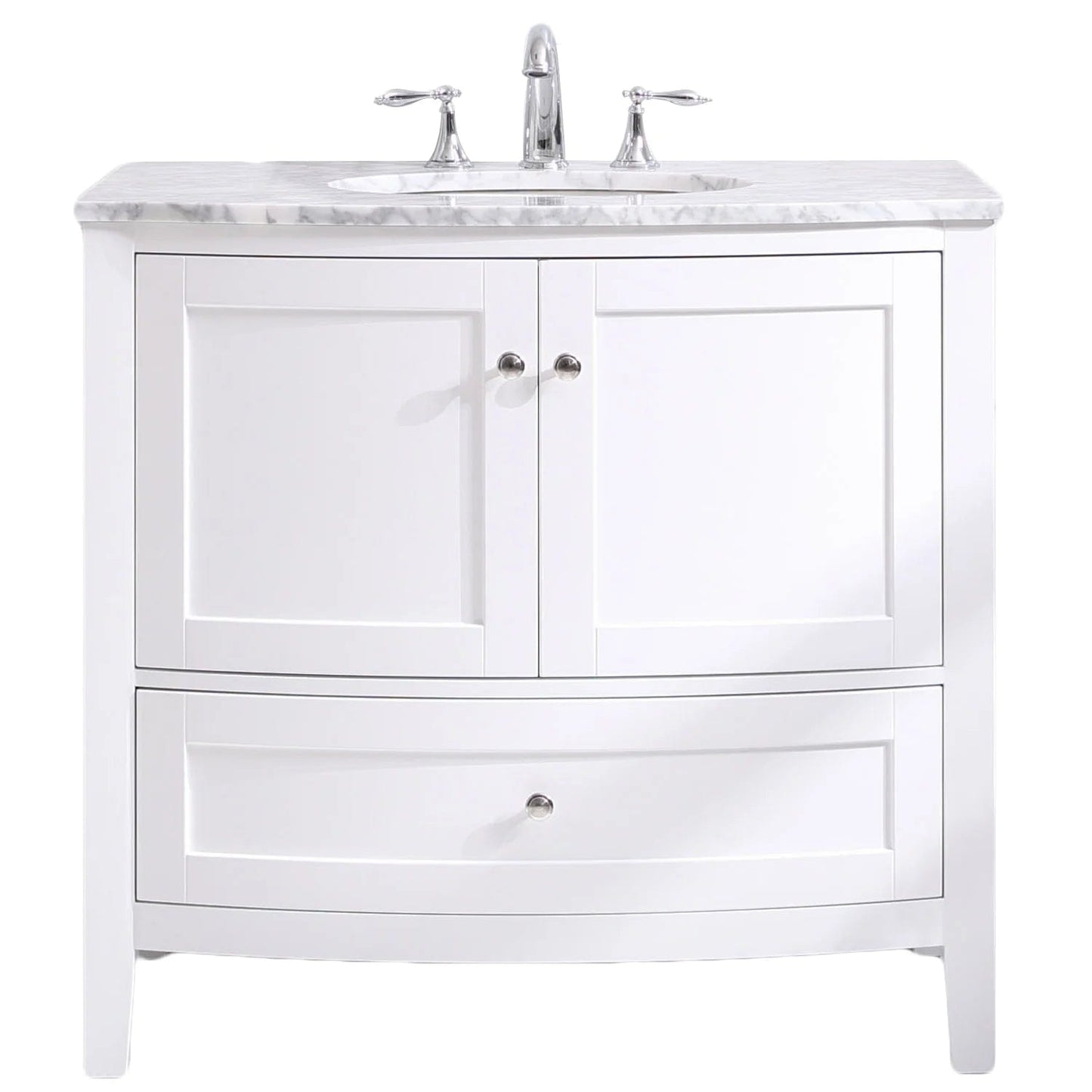 Eviva Stanton 36 Inch White Bathroom Vanity