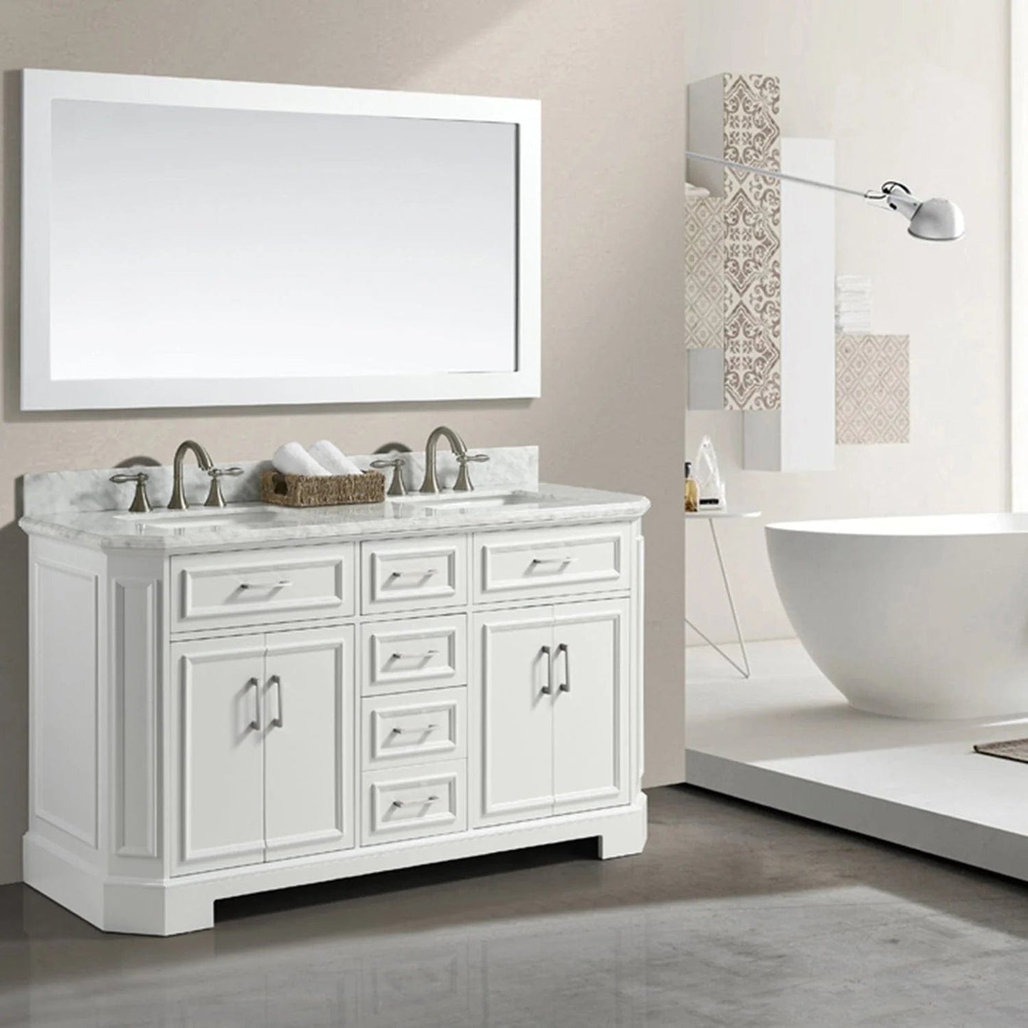 Eviva Glory 60 inch Bathroom Vanity