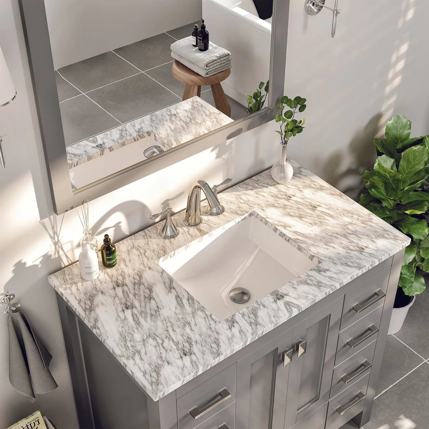 Eviva Hampton 36 inch Transitional Bathroom Vanity